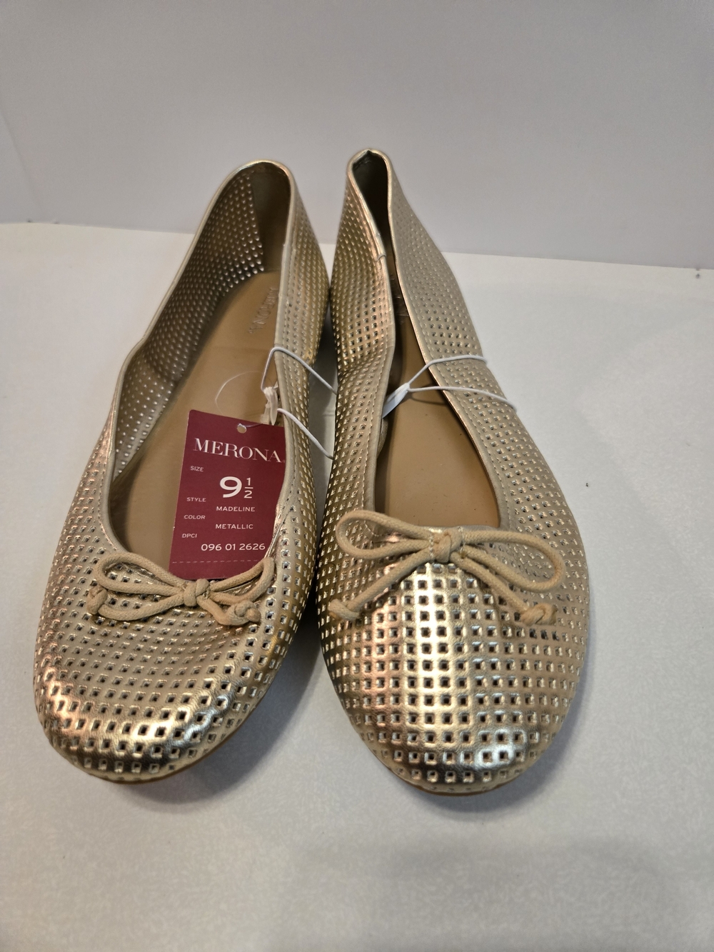 Merona Metallic Gold Ballet Flats - Madeline